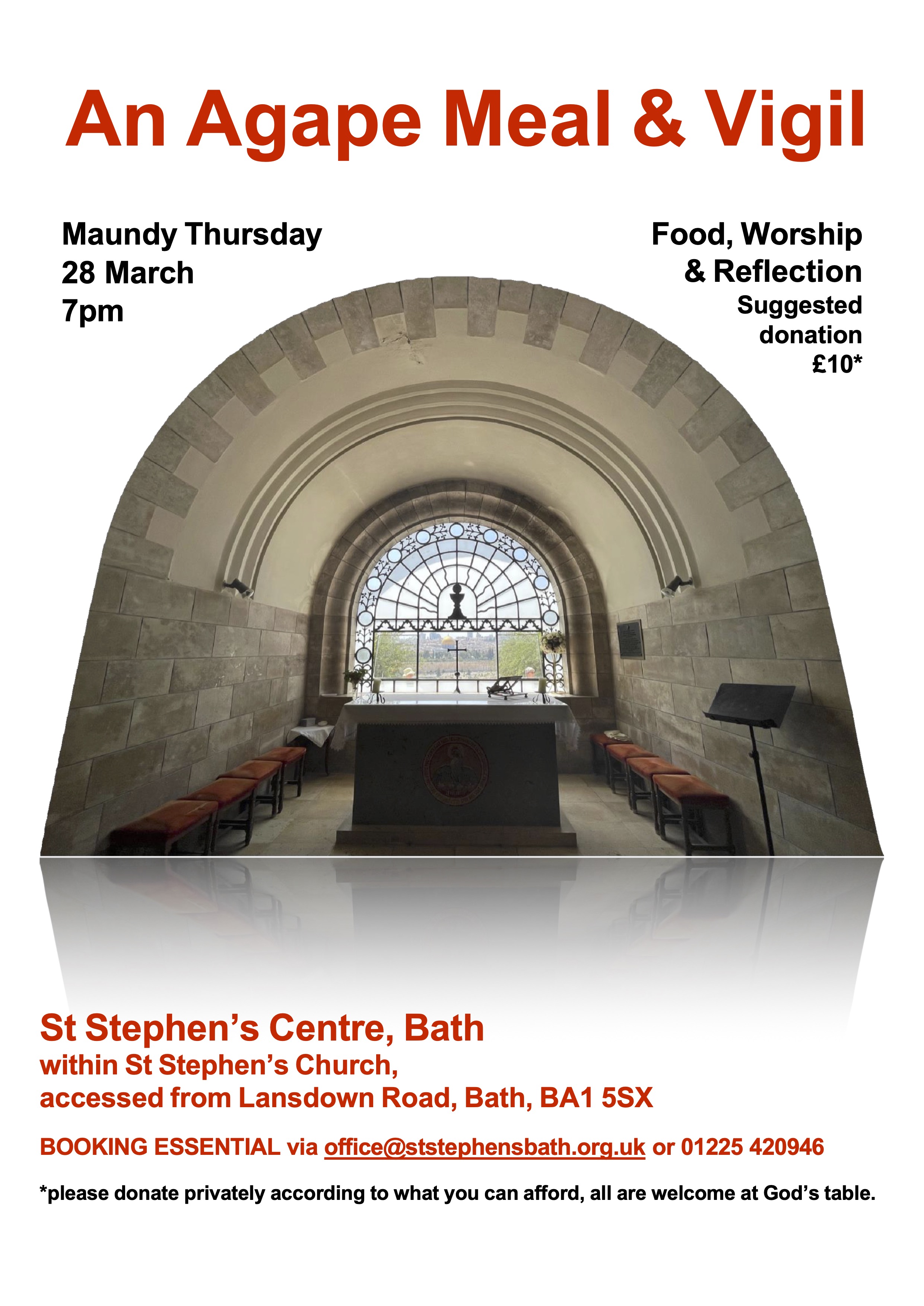 A poster advertising this event