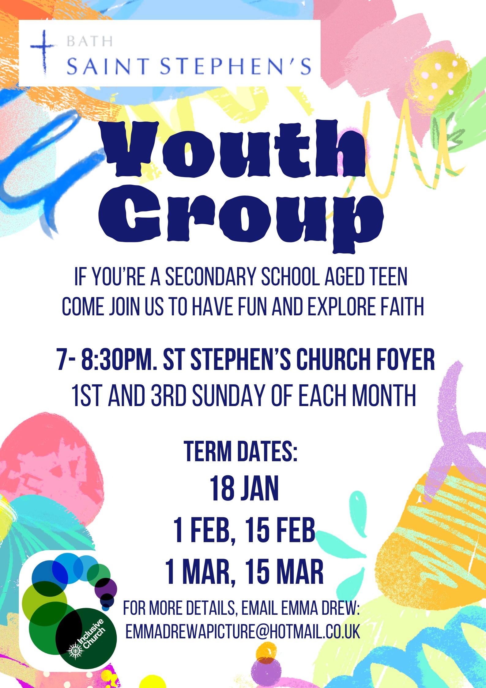 Scruffy Church at St Stephen's every 1st & 3rd Sunday at 7 pm