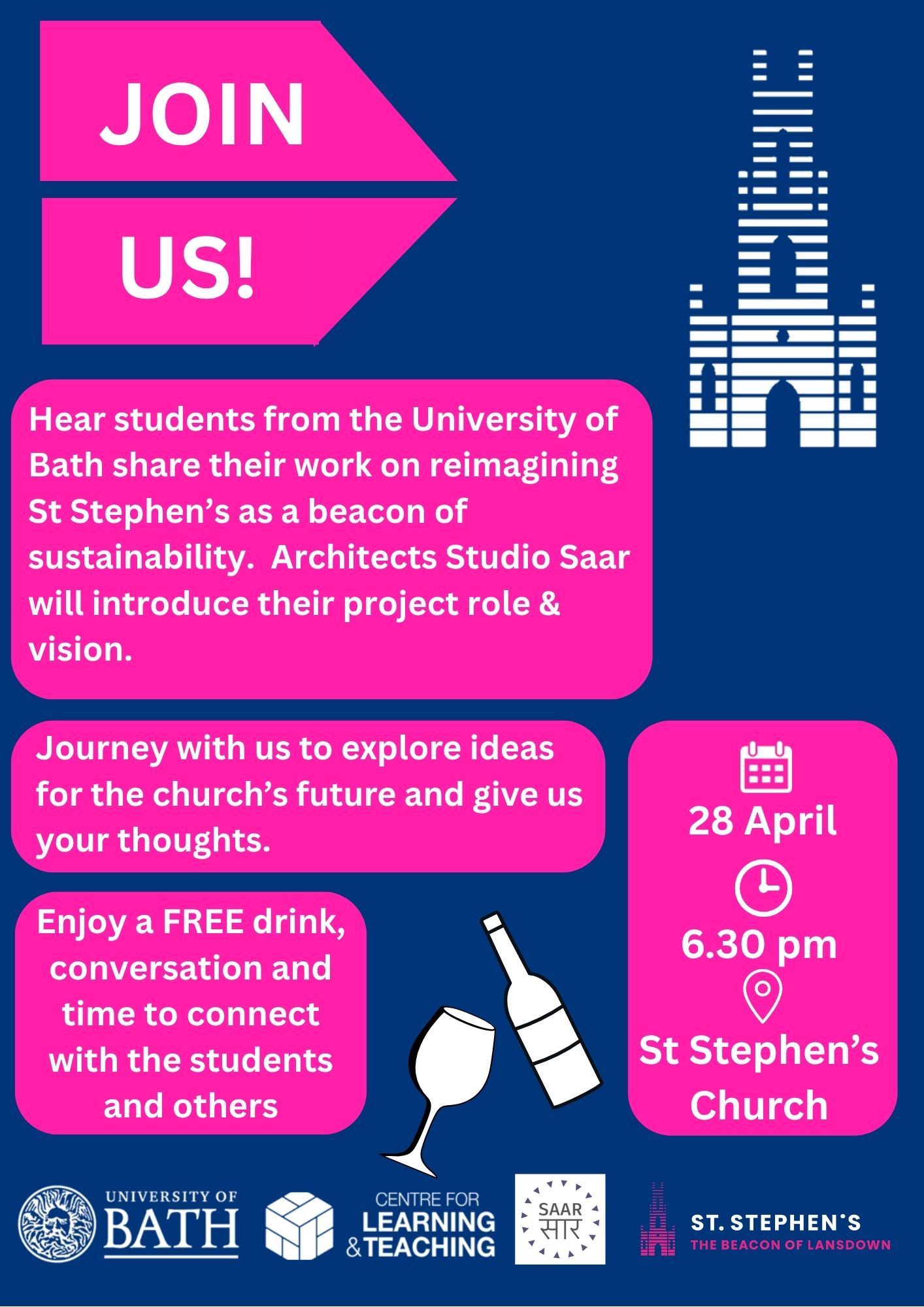 Beacon of Lansdown update April 28 6.30 pm at St Stephen's