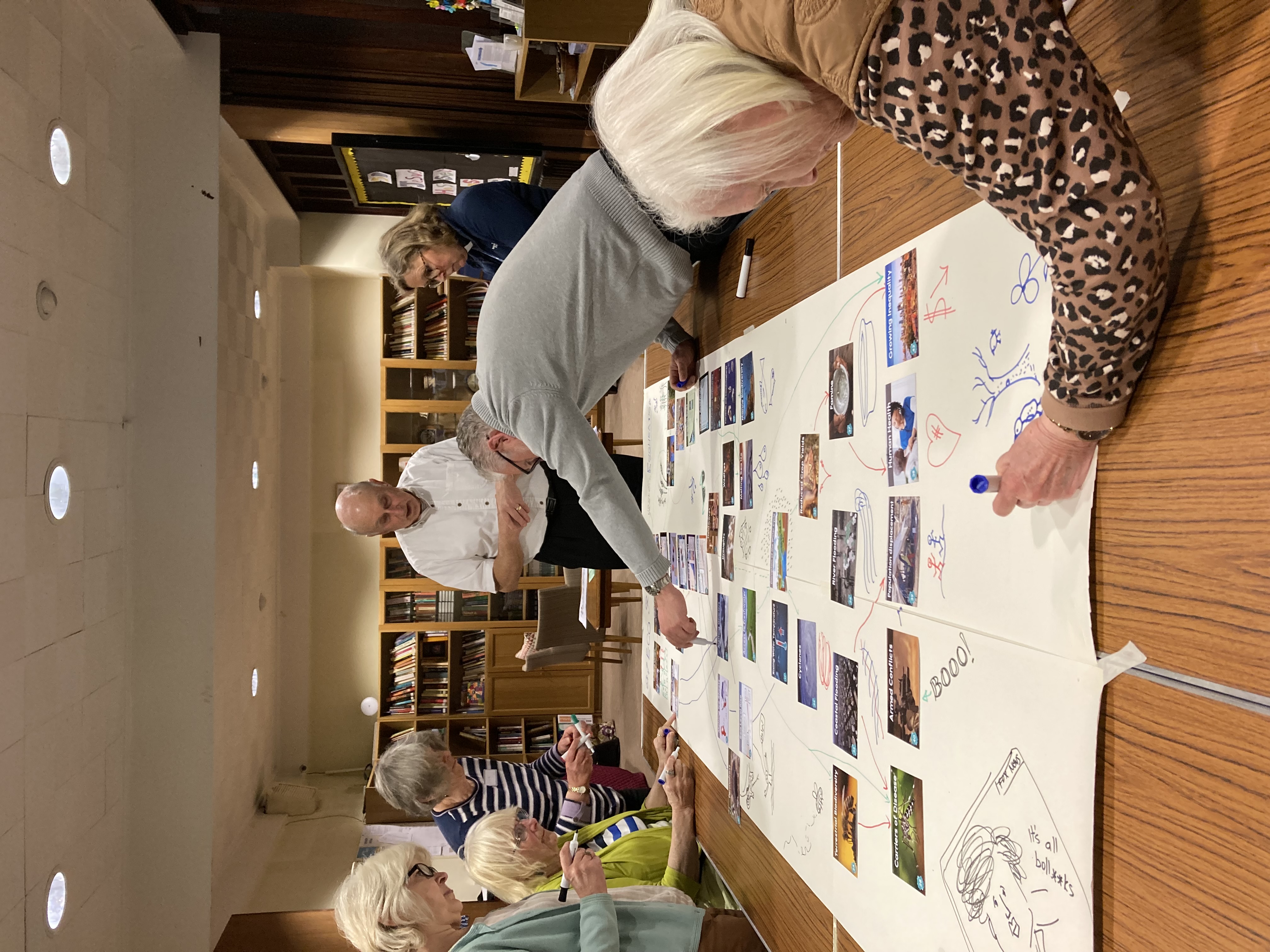 Climate Fresk interactive climate change workshop at St Stephen's