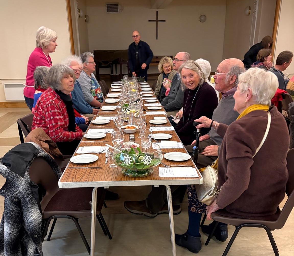 Agape guests at St Stephen's Easter 2025