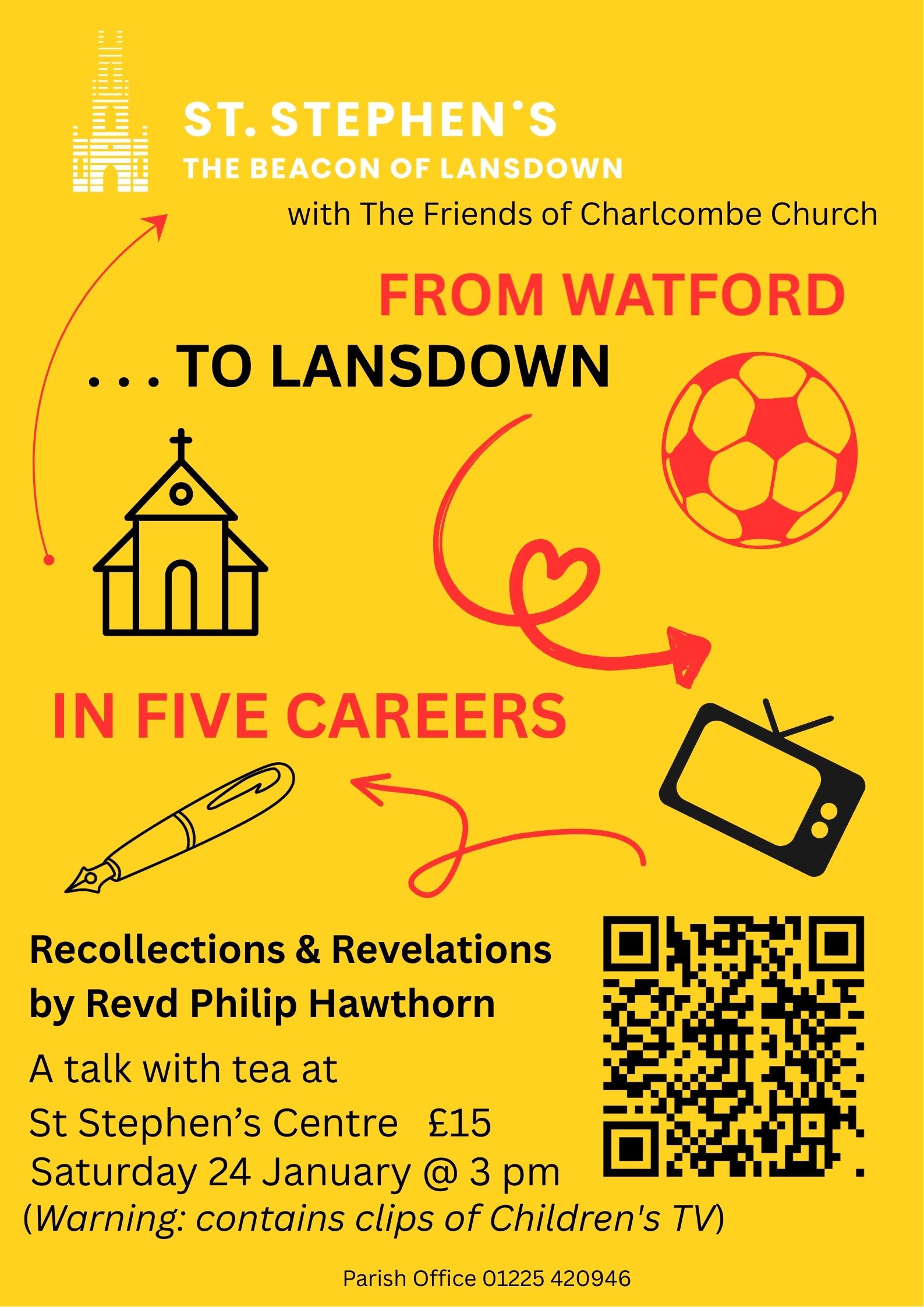 Watford to Lansdown - tea with talk by Philip Hawthorn 24 Jan 2026