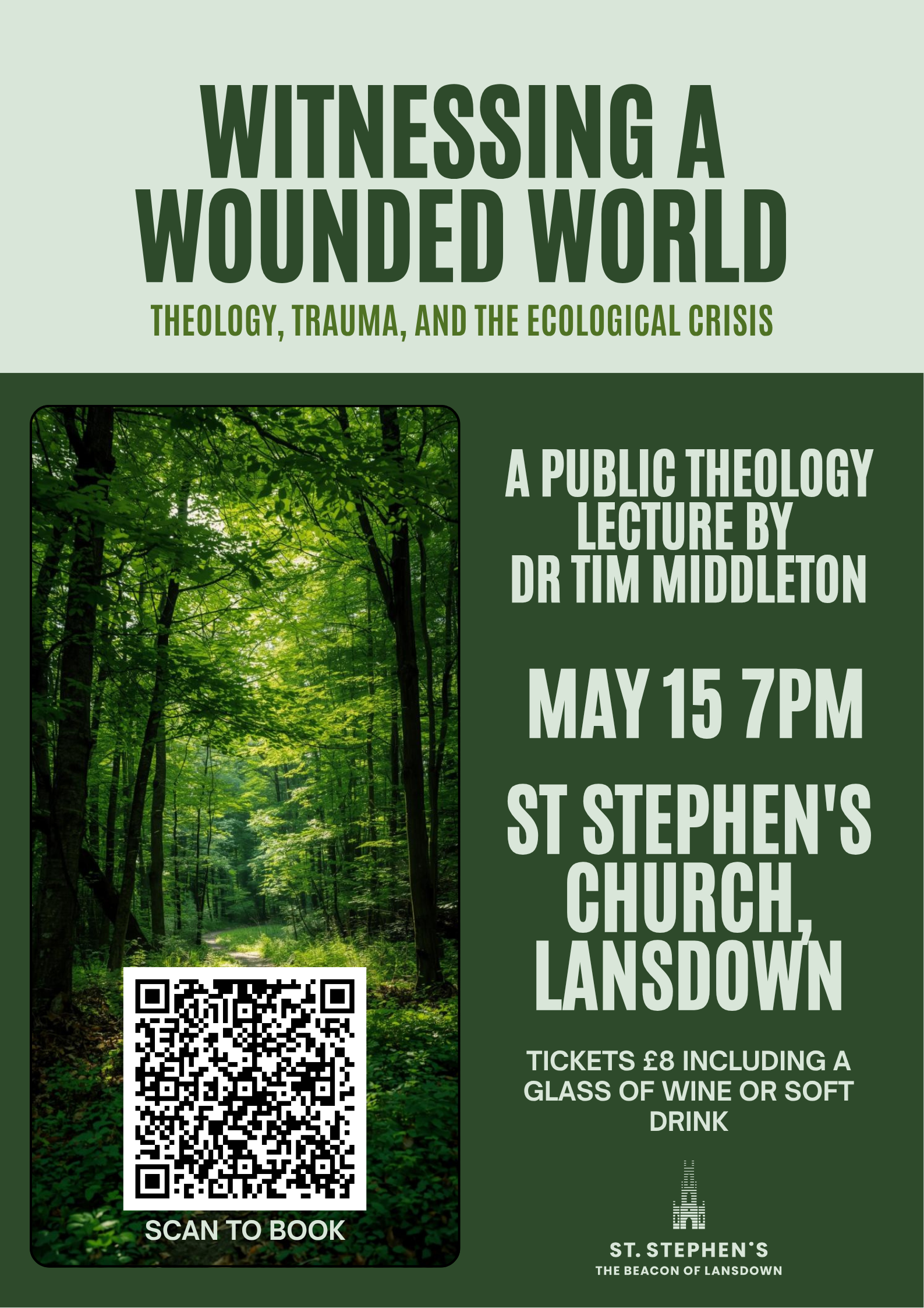 Witnessing a Wounded World theology Lecture with Dr Tim Middleton